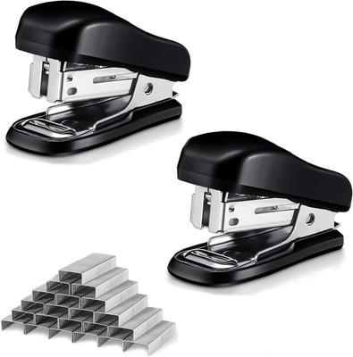 mapperz Mini Stapler with Staples, 25 Sheet Capacity Office Desktop Stapler Set of 2 NA  Stapler