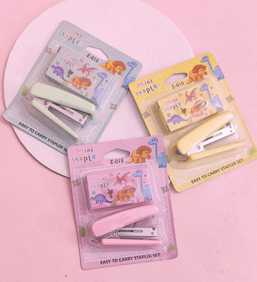 AMANVANI dinosaur stapler for kids boys cartoon stapler set for kids NA  Stapler