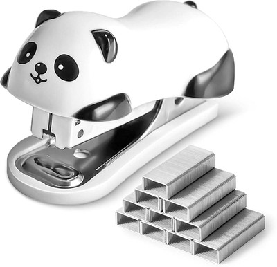 BVM Cute Panda Cartoon Animal Mini Desktop Stapler NA  Stapler