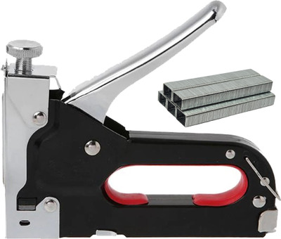 Digital Craft 3-in-1 Manual D-Type Staple Gun Kit with 8mm 1000pcs Staples for Wood NA  Stapler