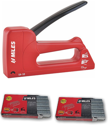 Miles TP-10 + 23/8H pin Combo Cordless  Stapler