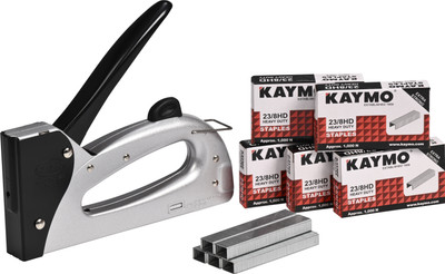 KAYMO Hand Tacker M-10 Metal Body 6-10mm With Stapler Pin 23/8-H (Staples Pins 5000) Cordless  Stapler
