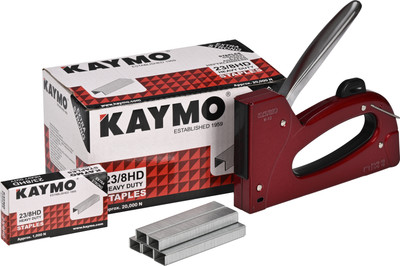 KAYMO Hand Tacker K-10 Metal Body 6-10mm Sofa Stapler With 23/8-H Staples Pins 20000 NA  Stapler