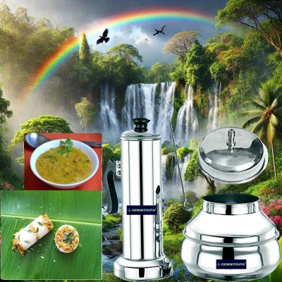 TENNYSON BELLY PUTTU STEAMER / PUTTU MAKER Stainless Steel Steamer(0.4 L)