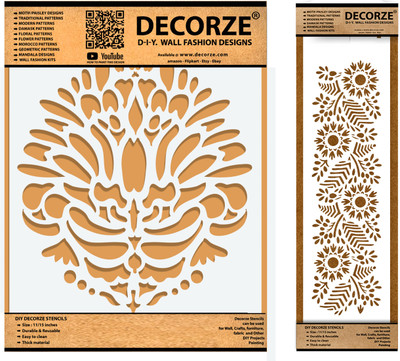 Decorze DMWS-41-DB-66 Stencil Stencil(Pack of 1, Solid)