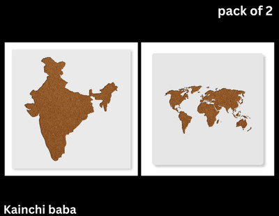 RaniPari map Stencil wall Stencil(Pack of 2, 1)