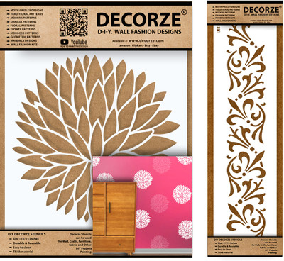 Decorze DFS-15-DB-15 Stencils Stencil(Pack of 1, Solid)
