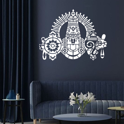 ARandNJ Painting Wall Stencils (Size:-16X24 Inch) DEVOTIONAL THEME- Lord Badrinath Ji DIY Reusable Design Ideal For Entrance, Living Room, Drawing Room & Office Decoration Stencil(Pack of 1, Wall Stencil)