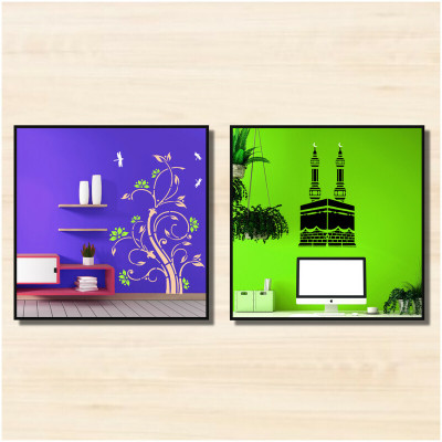 JAZZIKA Combo Stencils for wall painting (Size:- 16 X 24 Inch) Theme:- New-PK2-40310-40657 Painting Home Wall Decor Stencil(Pack of 2, Wall Stencil Decor)