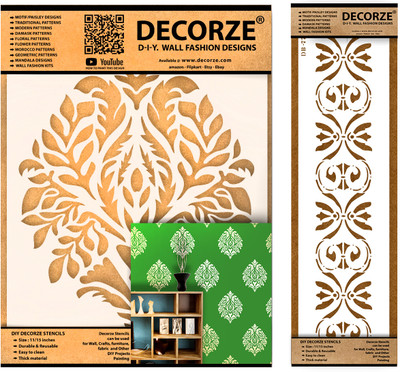 Decorze DFS-76-DB-76 Stencil Stencil(Pack of 1, Solid)