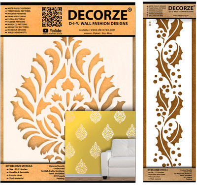 Decorze DFS-71-DB-71 Stencil Stencil(Pack of 1, Solid)