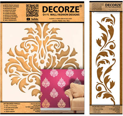 Decorze DFS-74-DB-74 Stencil Stencil(Pack of 1, Solid)