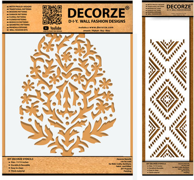 Decorze DMWS-17-DB-59 Stencils Stencil(Pack of 1, Solid)