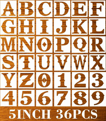 DEQUERA 5 Inch Letter Stencils Alphabet Stencils Reusable Stencil Letters Numbers Stenci ls for Painting on Wood Walls Porch Fabric Art Crafts Wall, Paint Wooden Signs, Thanksgiving, DIY Home Yard Décor Stencil(Pack of 1, Larger Letter Stencil) DEQUERA 5 Inch Letter Stencils Alphabet Stencils Reusable Stencil Letters Numbers Stenci ls for Painting on Wood Walls Porch Fabric Art Crafts Wall, Paint Wooden Signs, Thanksgiving, DIY Home Yard Décor Stencil(Pack of 1, Larger Letter Stencil)