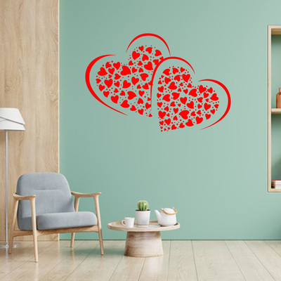 Kayra Decor Heart with flower Wall Design Stencils For Wall Painting For Home Wall Decoration – Suitable For Room Decor And Craft(24 inch x 40 inch) (KDS36104) KDS36104 Wall Stencil Stencil(Pack of 1, Painting Home Decor)
