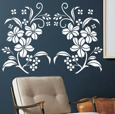 Aaradhya Collection D109_0 Wall Stencil Stencil(Pack of 1, floral)