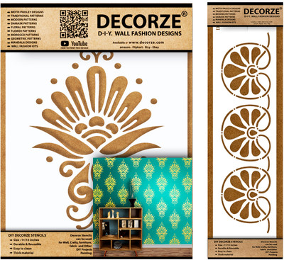 Decorze DFS-69-DB-69 Stencil Stencil(Pack of 1, Solid)