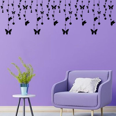 RaniPari Hanging Decorative Butterfly Wall Stencils | Reusable Design Ideal for Bedroom, Stencils for Wall Painting (Size:- 16X24 Inch) wall stencils Stencil(Pack of 1, wall stencils)