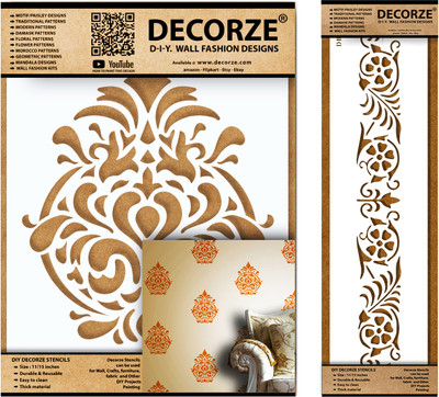 Decorze DFS-62-DB-62 Stencil Stencil(Pack of 1, Solid)