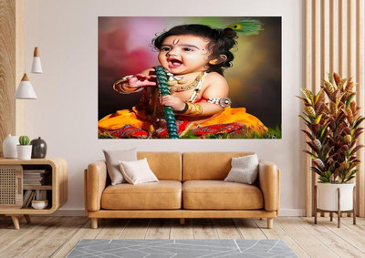 RaniPari Baby Bal Gopal wall Stencil(Pack of 1, 1)