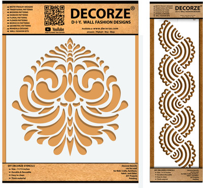 Decorze DMWS-18-DB-60 Stencils Stencil(Pack of 1, Solid)