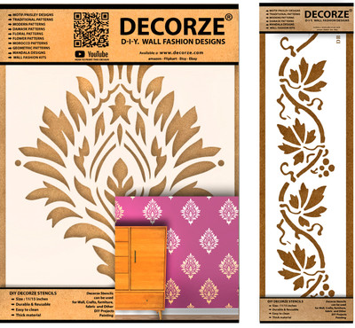 Decorze DFS-72-DB-72 Stencil Stencil(Pack of 1, Solid)