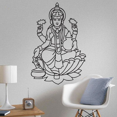 AMAZINGDECOR Goddess Lakshmi Wall Stencil (Pack of 1, God) Reusable DIY Wall Stencil Painting for Home/Office Decoration Stencil Wall Stencil Stencil (Pack of 1, Goddess Lakshmi) Wall stencil Stencil(Pack of 1, Goddess Lakshmi)