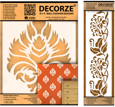 Decorze DFS-75-DB-75 Stencil Stencil(Pack of 1, Solid)