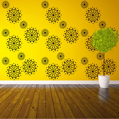 ARandNJ Painting For Wall Stencils (Size- 16X24 Inch) DIY Reusable Design PATTERN STYLE- 40159 Modern Home Wall Arts Stencil(Pack of 1, Wall Stencil)