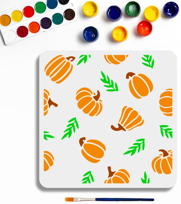 Devasya Crafts Pumpkins with Leaves Painting Template 11.8x11.8inchs Reusable Stencil Crop Plant PET Hollowing Drawing Farm Style Templates for Craft on Window Wood Wall Home Decor DIY Canvas Stencil(Pack of 1, Art Stencils) Devasya Crafts Pumpkins with Leaves Painting Template 11.8x11.8inchs Reusable Stencil Crop Plant PET Hollowing Drawing Farm Style Templates for Craft on Window Wood Wall Home Decor DIY Canvas Stencil(Pack of 1, Art Stencils)