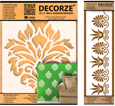 Decorze DFS-73-DB-73 Stencil Stencil(Pack of 1, Solid)
