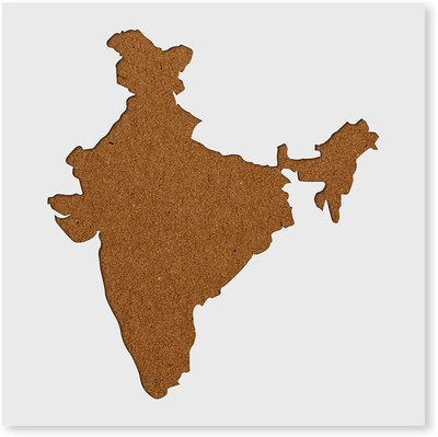 RaniPari India Map Stencils wall Stencil(Pack of 1, 1)