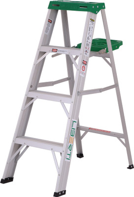 LIBERTI 4ft Step ladder with utility Tray Aluminium Ladder(Tool Tray)