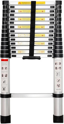RedBricks 15 Feet Portable Lightweight Compact Ultra Stable 4.4 Meter Telescopic Aluminium Ladder