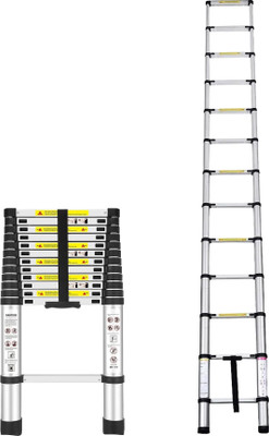 Flipkart SmartBuy 4.4M(14.5FT) Multi-Purpose,Compact & Easy to Carry Telescopic Ladder Extendable Aluminium Ladder