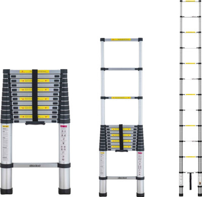 doodad 12.5 ft Telescopic Ladder -13 Steps, 3.8m Expandable With Auto Lock System Aluminium Ladder