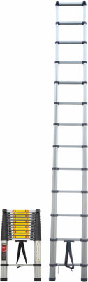 Aardwolf Quickfit Heavy Duty Telescopic Ladder 13 Step (3.8M/12.5 FT) Aluminium Ladder