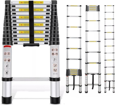 Smarty 3.8 Meter Telescopic Aluminium Ladder