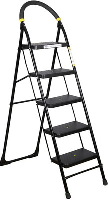 Asian Paints TruCare 5 Steps|Black Color|5 Year Warranty|Home Ladder|Anti-Skid, Foldable Steel Ladder On Flipkart For Rs. 1999 @ 75% off