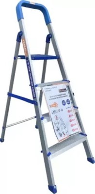 ESKAI INDIA Aluminium, Steel, Plastic Ladder(With Platform, Hand Rail, Tool Tray)