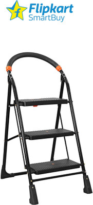 Flipkart SmartBuy Kitchen platform ladder 3 steps Steel Ladder(With Platform)