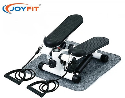 Joyfit Step Exercise Machine with Display Monitor for Fitness Workouts, Adjustable Mini- Stepper(White)