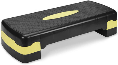 FLEX N FIT Adjustable stepper for Home Gym Exercise, Sports & Fitness Stepper(Black, Yellow)