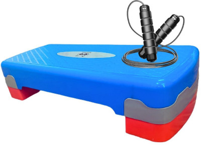 MAPACHE CAPTAIN SERIES-AEROBIC STEPPER WITH SKIPPING ROPE FOR GYM Stepper(Multicolor)