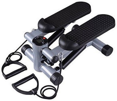 IRIS Fitness Mini Stepper with Resistance Bands Stepper(Black)