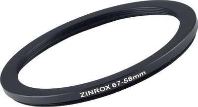 ZINROX 67-58mm Step Down Lens Filter Adapter Ring Set of 1 Piece Size 67mm to 58mm Step Down Ring(67 - 58 mm)