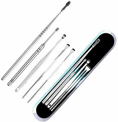 StoreupZone 5 Pcs Ear Pick with a Storage Box Earwax Removal Kit(5 g, Set of 5)