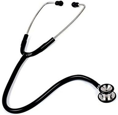 Shakuntla Pediatric Stethoscope with High Acoustic Sensitivity (Dual Head with Ss Frame) cardiaPediatricblack Stethoscope Cover(Black)