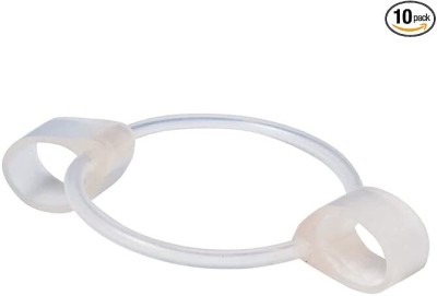 Aika Hookies (Pack Of 10) For All Behind The Ear Hearing Aid Model (Universal Size) Identification Tag(White)