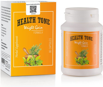 Health Tone Weight Gain Herbal Formula 90 Supplements 1 Month Course(80 g)
